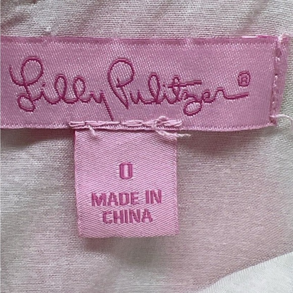 Lilly Pulitzer Cathy Shift Dress in Flamingo Pink Lace Eyelet Summer - Picture 8 of 12